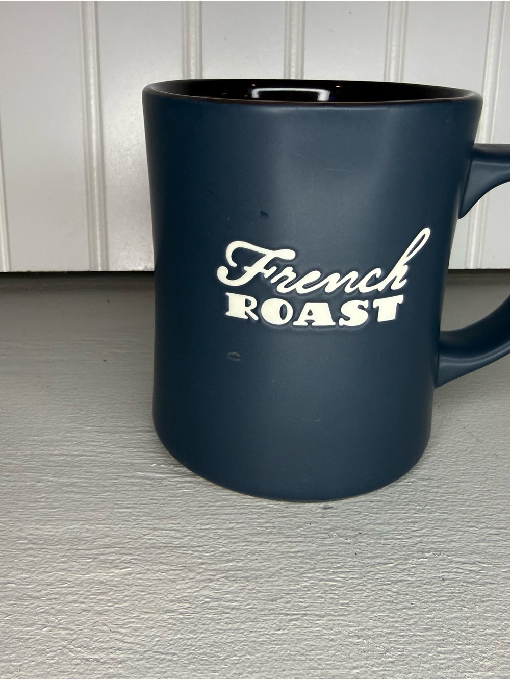 Discontinued Starbucks 2011 French Roast New Bone China Incuse Coffee Mug Cup
